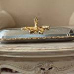 Handcrafted Staineless Steel and Brass Tray